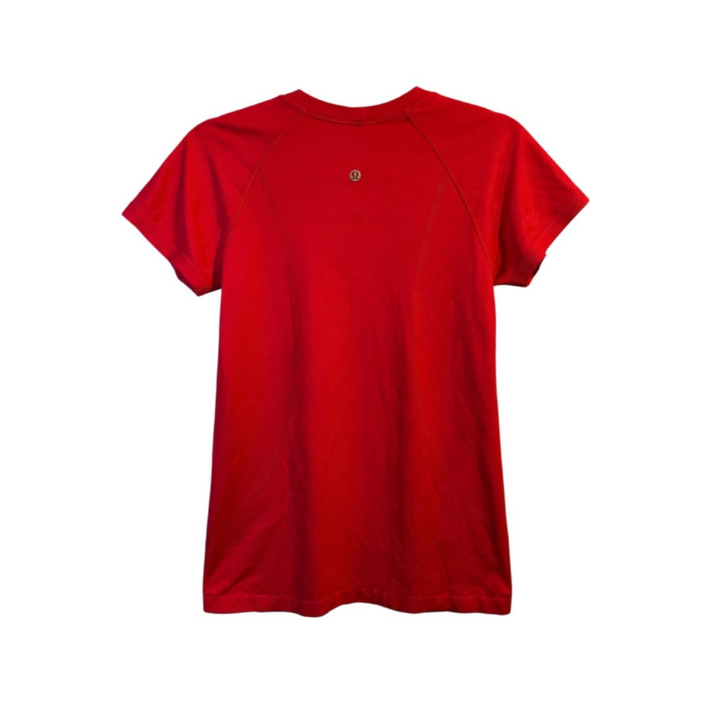 Lululemon Swiftly Short Sleeve Crew size 8 Red